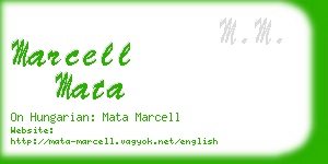 marcell mata business card